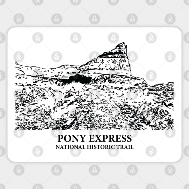 Pony Express National Historic Trail Sticker by Lakeric